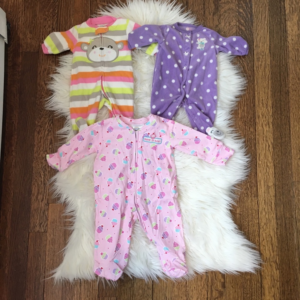 Lot of Newborn pajamas - 3 pairs
